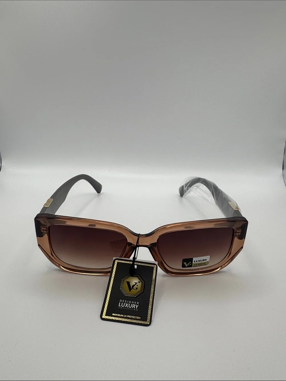 Designer Luxury Brown Gradient Women's Sunglasses
